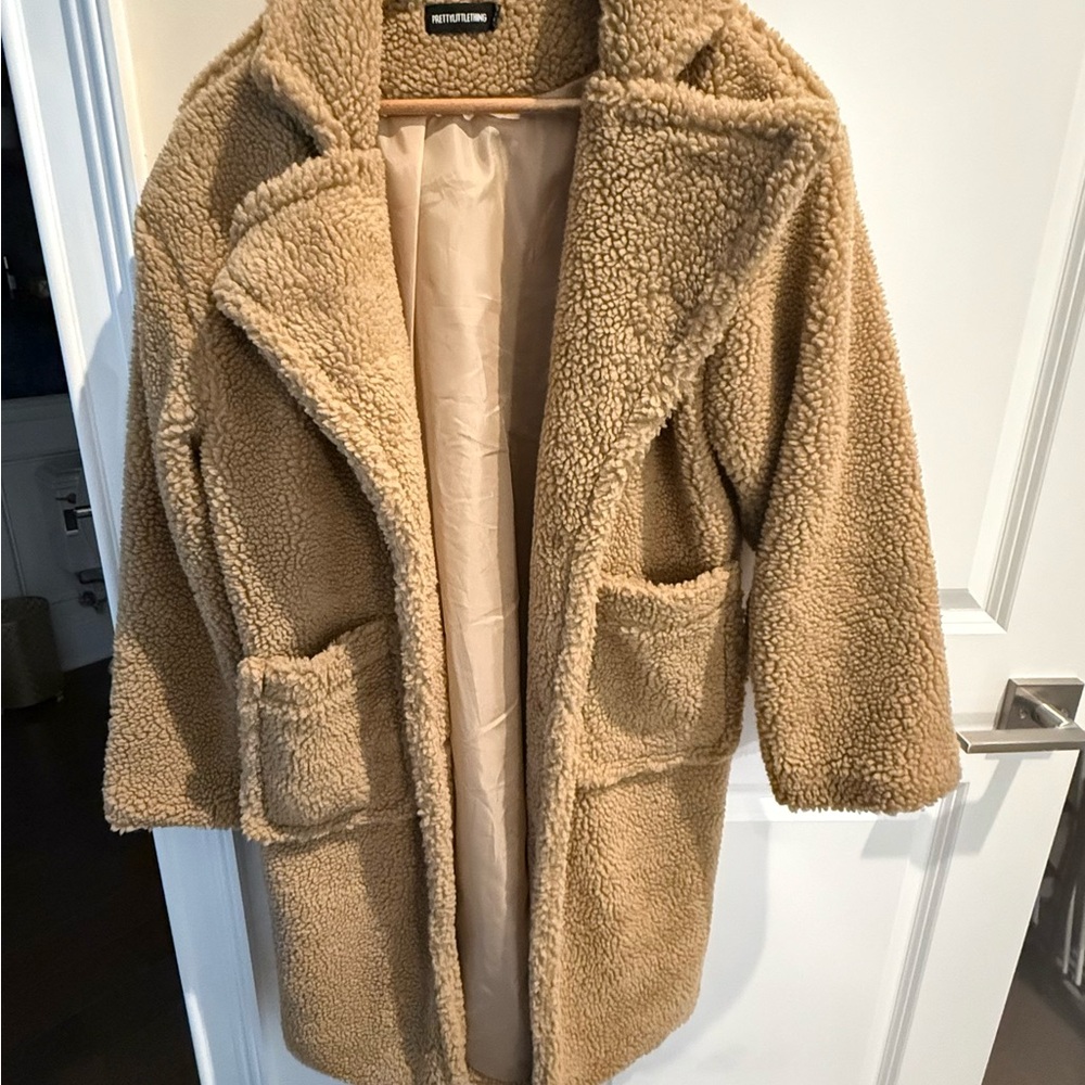 Tan Sherpa Coat